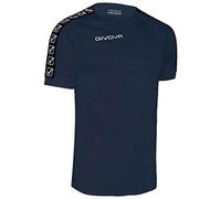 Givova T-Shirt Poly Band Camiseta, Hombre, Azul, M