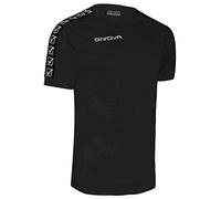 givova T-Shirt Poly Band Camiseta, Negro, S Unisex