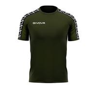 givova T-Shirt Poly Band Camiseta, Verde, 3XL Unisex