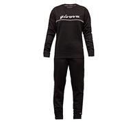 GIVOVA Tuta 100 G/Collo con Banda In Felpa Conjunto Deportivo, Schwarz/Schwarz, L Unisexo