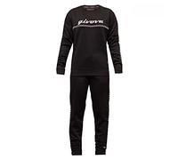 GIVOVA Tuta 100 G/Collo Con Banda In Felpa, Conjunto deportivo Unisexo, Schwarz/Schwarz,
