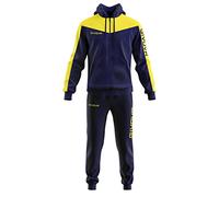 GIVOVA Tuta Roma Con Cappuccio Polarfleece, Chándal Unisexo, Bleu/jaune,