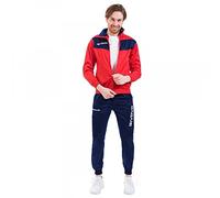 Givova Visa Chandal, Hombre, Multicolor (Rosso/BLU), 2XS