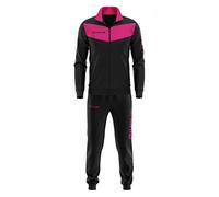 givova - Tuta Visa Fluo, Conjunto Deportivo para Hombre, Negro/Rosa, M