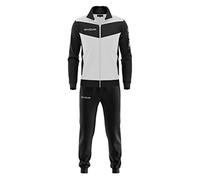 GIVOVA Tuta Visa Triacetato chándal, Blanco/Negro 4S, 4XL Unisex Adulto