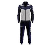 GIVOVA Visa Luxury Traje, Gris Melange Claro/Azul, M Unisex