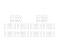 GIWFBQTR 100Pzs Sostenedor de Chupete de Mama Anillo de Boton de Silicona Adaptador Abrazadera de Maniqui