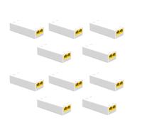 GIWFBQTR 10X Repetidor PoE de 2 Puertos 10/100Mbps 1 A 2 Extensor PoE con IEEE802.3Af/At Plug&Play 48V para Conmutador PoE NVR CáMara IP Ap