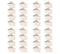 GIWFBQTR 160 Piezas Bolso de Lona para CosméTicos, Bolso con Cremallera de Lona, Estuche para Lápices, Bolso Hecho una Mano de Viaje DIY, Cremallera Multicolor