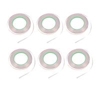 GIWFBQTR 6X Cinta de LáMina de Cobre con Adhesivo Conductivo (6 mm X 33 Metros): Manualidades, Vidrieras, Soldaduras, Reparaciones EléCtricas, Puesta una, Blindaje
