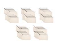 GIWFBQTR Bolsa Bricolaje en 50 Piezas Estuche Lona BolíGrafo Bolsas Maquillaje en - Bolsa LáPiz Lona Bolsa Viaje Bolsa CosméTicos Lona AlgodóN