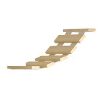 GIWFBQTR Escalera de Pared para Hamaca de, Conector para Estructura de Escalada, Estructura de Escalada Pequeña de Madera Maciza para Gatos