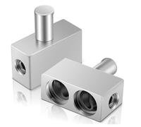 Giwnhvx 1 par de reductores de entrada de amplificador de audio de coche de calibre 1/0 a calibre 1/0, 2 unidades de amplificador de audio para coche, reductor de cable de entrada para amplificador