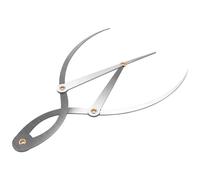 Giwnhvx 1 Piezas Calibradores Medianos Relación De Oro Regla de Cejas de Acero Inoxidable 1: 1.618 Herramienta de Medición de Maquillaje de Tatuaje