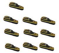 Giwnhvx 10 bocinas de brazo servo de aleación de aluminio duro 25T M3 para 1/10 RC Crawler TRX4 piezas de actualización de metal, dorado