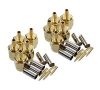Giwnhvx 10 unidades SMA Maennlich Conector recto Crimp RG316 RG174 Adaptador Conector