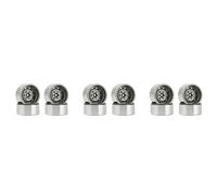 Giwnhvx 12 piezas 1.9 de metal Beadlock llanta de cubo de rueda para 1/10 RC Crawler Axial SCX10 90046 AXI03007 TRX4 D90,2