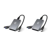 Giwnhvx 2 adaptadores de lector de tarjetas CFexpress tipo A USB 3.1 Gen2 de 10 Gbps para XP con cable para SLR