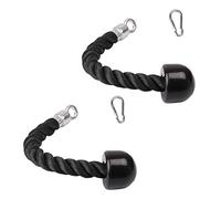 Giwnhvx 2 cuerdas para tríceps de alto rendimiento con gancho de mosquetón, cuerda para fitness, cable para gimnasio en casa