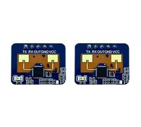 Giwnhvx 2 módulos de sensor de presencia corporal LD2410C de 24 G, radar de onda milimétrica, sensor de comodidad inteligente multifunción sin contacto, A