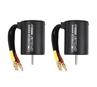Giwnhvx 2 motores sin escobillas 3650 3900Kv para piezas de modelo de camión de coche 1:8 1:10 RC
