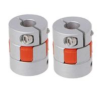 Giwnhvx 2 piezas 5mmx8mmx25mm CNC motor paso a paso acoplador flexible acoplador ciruela acoplador eje
