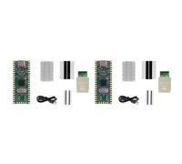 Giwnhvx 2 x Kit Tarjeta de Desarrollo RISC-V Milk-V Duo+Milk-V Duo RJ45 Dual Core CV1800B Soporte Linux para entusiastas de IoT Jugadores DIY