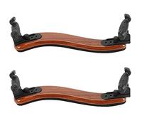 Giwnhvx 2 x Reposamuñecas para violín ajustable profesional 4/4, soporte completo para reposapiés, de madera de arce, reposa violín
