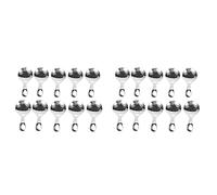 Giwnhvx 20 unids Cucharas Mango Corto En Acero Mini Cucharillas Sal Condimentos Cuchara Postre Cucharas Té Café Cucharillas