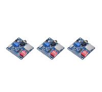 Giwnhvx 3 módulos DY-SV5W de reproducción de voz para reproductor de música MP3, amplificador para reproducción de voz, tarjeta SD/TF de 5 W, disparador I/O integrado UART