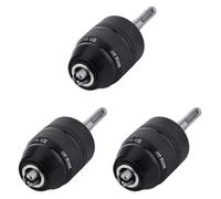 Giwnhvx 3 portabrocas sin llave de 2 a 13 mm con adaptador de vástago SDS Plus, convertidor adaptador de cambio de portabrocas de impacto 1/2-20UNF