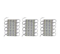 Giwnhvx 3 x 10 unidades 5050 SMD 3 LED Módulo LED Strip String Light impermeable DC 12 V Blanca