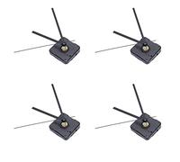 Giwnhvx 4 mecanismos de reloj de bricolaje para piezas de reloj, reloj de pared, cuarzo, hora, minuto, mano, reloj de cuarzo, movimiento para el hogar