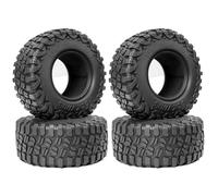 Giwnhvx 4 neumáticos de goma suave de 2.6 pulgadas para escalar neumáticos de coche RC Crawler piezas de actualización