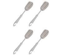 Giwnhvx 4 piezas cepillo esponja botella de leche de vidrio lavado de limpieza herramientas de limpieza de cocina cepillo de limpieza corto de plástico
