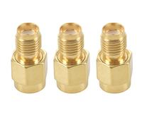 Giwnhvx 6 adaptadores coaxiales coaxiales SMA hembra a RP-SMA macho
