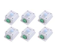 Giwnhvx 6 interruptores de sensor de iluminación LED activados por movimiento de 12 V CC con control de luz pasiva