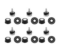 Giwnhvx 6 potenciómetros giratorios de carbono con diámetro con perilla, RV24YN 20S B103 10K Ohm