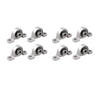 Giwnhvx 8 unidades de rodamientos de brida de 10 mm KP000, rodamiento de bolas para bloques de almohada, para piezas de repuesto para impresora 3D