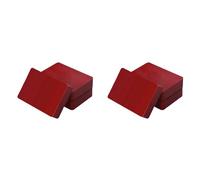 Giwnhvx Bloques de cera para botellas - Cera de embutición resistente y versátil para vino, 8 pepitas de cera de 0,2 kg con PTFE, rojo