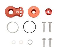 Giwnhvx Bocina de brazo servo ajustable de metal 25T para -4 Axial SCX10 1/10 RC coches helicópteros modelo barco piezas de actualización, S, D