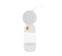 Giwnhvx Botella de agua portátil 2 en 1 de alimenticio para perros y gatos, con dispensador de alimentos A