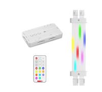 Giwnhvx Cable de alimentación para tarjeta gráfica ARGB de 8 pines, cable de extensión de alimentación RGB para tarjetas gráficas 30XX 40XX B