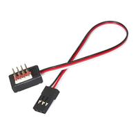 Giwnhvx Cable de extensión de 1 a 4 RC en Y para coche con mando a distancia para coche Futaba JR RC / para TRX4 SCX10