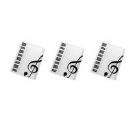 Giwnhvx Carpeta de Partituras de 3 Piezas, Carpeta de MúSica para Personal, Carpeta de Partituras de Piano, Se Adapta al TamañO A4, Carpeta de Coro a Grabable y Desmontable