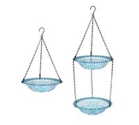 Giwnhvx Comedero de abejas, estación de riego colgante para alimentar a mariposas, cuenco de baño para pájaros, bandeja de comida para pájaros