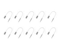 Giwnhvx Convertidor de auriculares de 3,5 mm macho a tipo C hembra, convertidor de auriculares analógico, color blanco, fácil de instalar, fácil de usar, 10 unidades