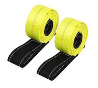 Giwnhvx Correas de elevación resistentes, correas de elevación de nailon para proteger árboles, correa de recuperación de red para cabrestante, paquete de 2 unidades