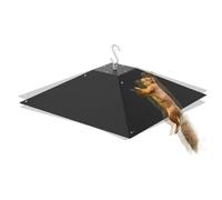 Giwnhvx - Deflector antiardillas de metal para colgar para comedero de pájaros, resistente a las inclemencias del tiempo, protección antiardillas para suspensión exterior
