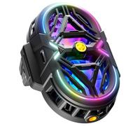 Giwnhvx Enfriador de teléfono celular con luces LED, recargable, para teléfonos inteligentes, radiador, para juegos, grabación de video en vivo
